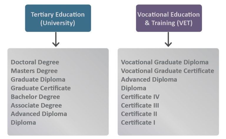 RTO 101: Difference between Tertiary and VET Education
